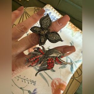 Butterfly & Bird Ring Set